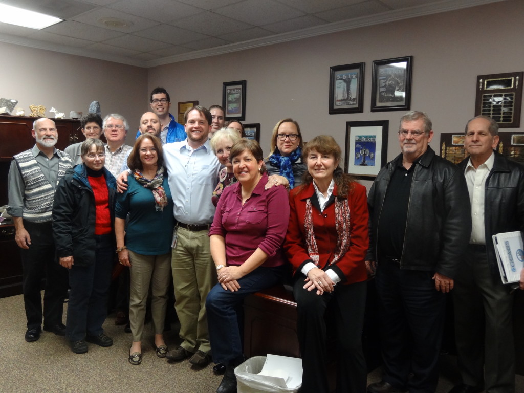 2015 GCAGS Committee, January 2015, at HGS OfficePhoto credit: Charles Sternbach